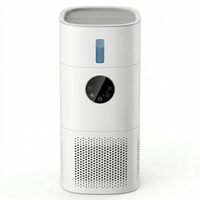Purificateur d'air AirPur Pro HEPA H13 humidificateur 2-en-1 blanc vue face — vue 2